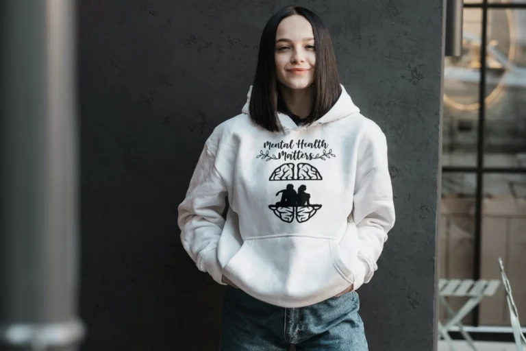 Mental Health Matters Hoodie: This Is a Symbol of Familiarity, Coziness and Support.
